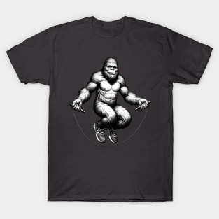 Bigfoot Jumping Rope T-Shirt